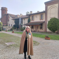Francesca Paleari al Convivio della Confraternita della Panissa di Vercelli