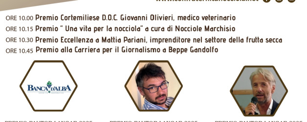 INVITO Premio Fautor Langae – Nocciola d’oro 2025